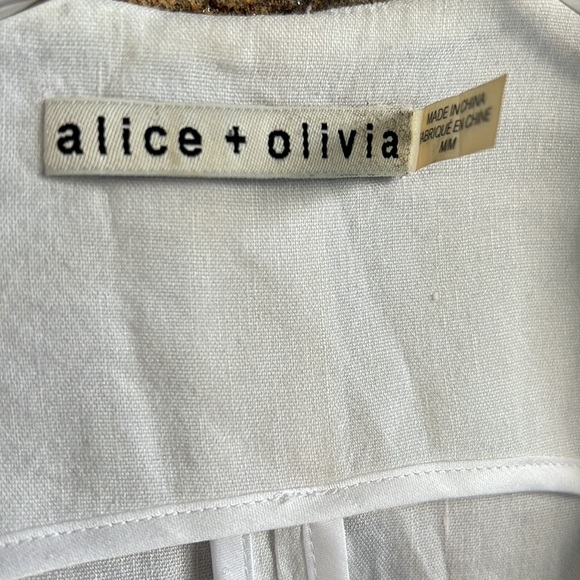 Alice + Olivia Jenice Lace Inset Blazer - Picture 4 of 14